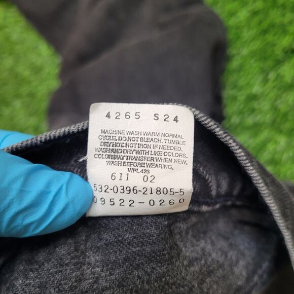 VTG 90s Levis 522 Jeans Womens 18 USA Made High Waisted Tapered - Picture 9 of 9